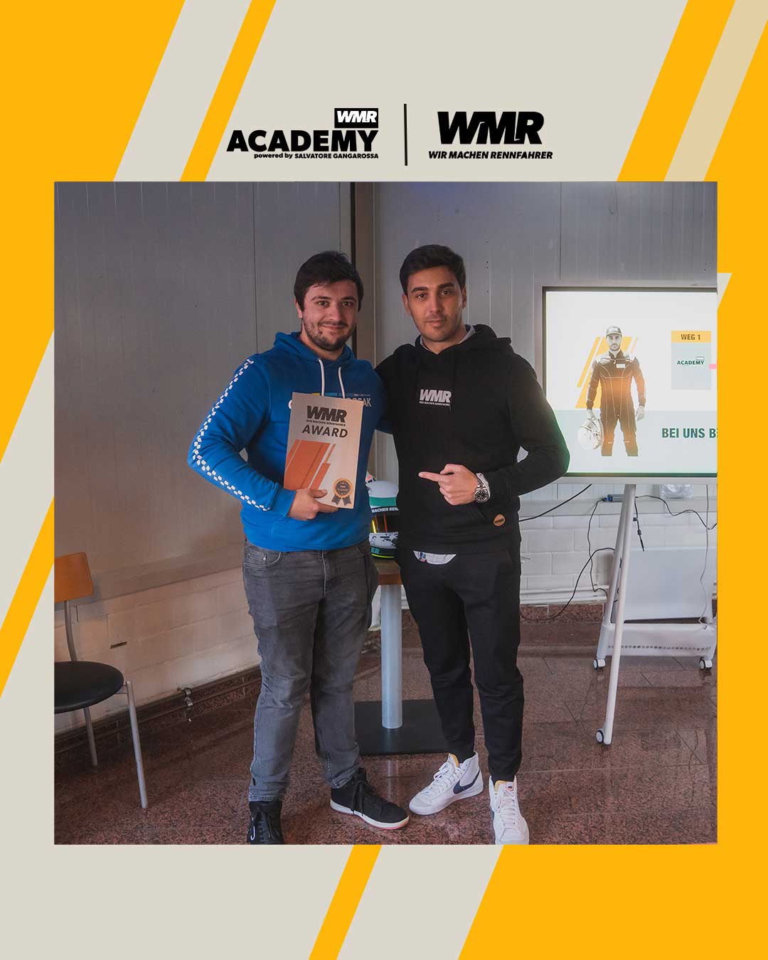 Lizenz-Übergabe WMR Academy 10