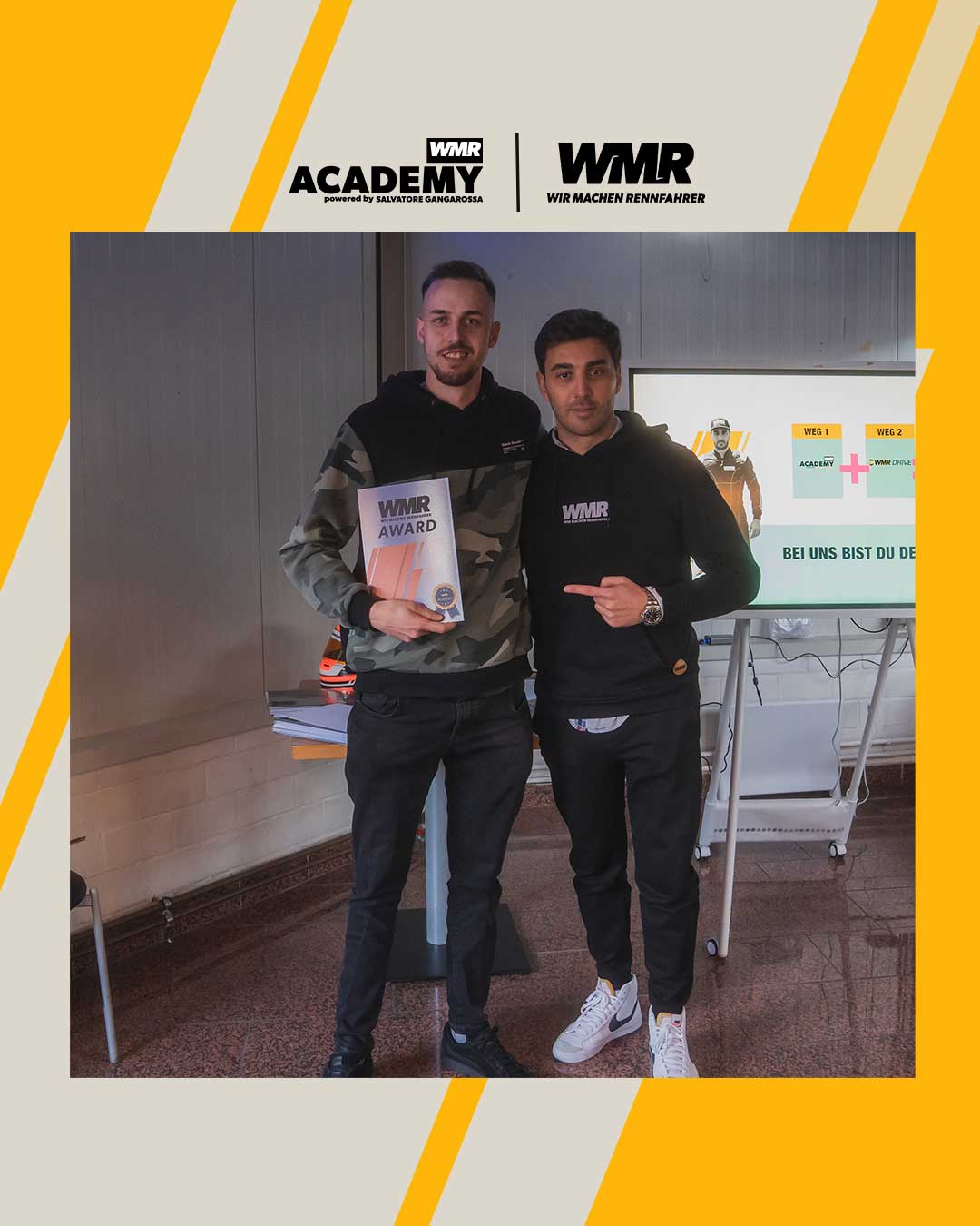 Lizenz-Übergabe WMR Academy 11