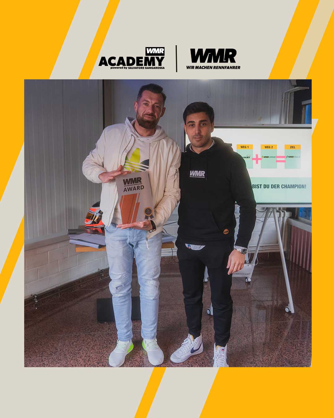 Lizenz-Übergabe WMR Academy 12
